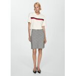 Polo crop dtail rayures