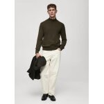 Pull - over laine col montant