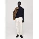 Pull - over coton structur� col montant
