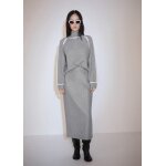 Pull - over col montant d�tails contrast�s