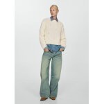 Pull - over grosse maille perles