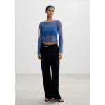 Pull - over semi - transparent top combiné Pull - over semi - transparent top combiné