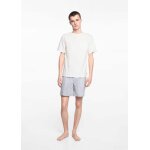 Pyjama court coton rayures