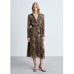 Robe lopard n?ud