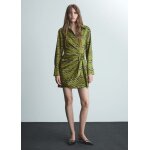 Robe satine imprime