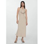 Robe emmanchures amricaines col drap
