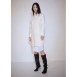 Robe maille ctele fermeture clair
