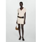 Robe courte d�tail brod�