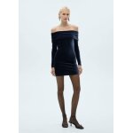 Robe velours épaules dénudées Robe velours épaules dénudées