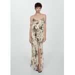 Robe volants en imprim animal