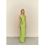 Robe asymtrique col n?ud