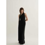 Robe asymtrique col n?ud