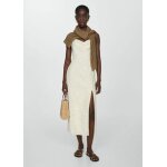 Robe brode ouverture latrale