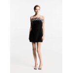 Robe bustier détail plumes Robe bustier détail plumes