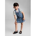 Robe chasuble courte en jean