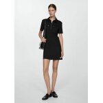 Robe col polo poches