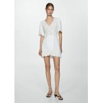 Robe courte brode