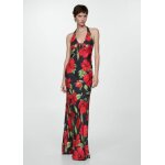 Robe emmanchures amricaines fleurs