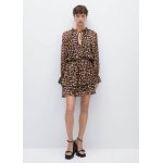 Robe vase en imprim lopard