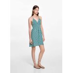 Robe imprime dtail fronc