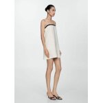 Robe lin dtails contrasts