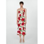 Robe longue  fleurs