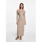 Robe midi �paules d�nud�es