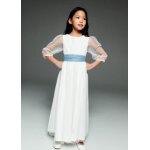 Robe plumetis n?ud