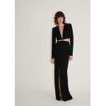 Robe satinée ouvertures latérales Robe satinée ouvertures latérales