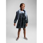 Robe velours volantée Robe velours volantée