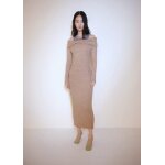 Robe maille �paules d�nud�es
