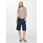 T - shirt semi - transparent col polo