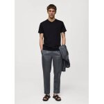 T - shirt slim - fit coton col v