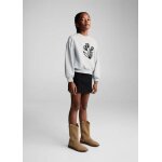 Sweat - shirt coton dtails brods