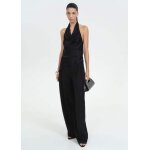 Top satin drap dos nu