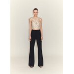Top drapé encolure corset Top drapé encolure corset