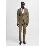 Veste costume slim - fit mlange de tencel