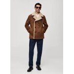 Veste imitation daim et mouton retourn�