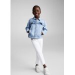Veste jean volants