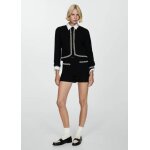 Veste en tweed bicolore