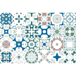 24 stickers carreaux de ciment meuble noelia 24 stickers carreaux de ciment meuble noelia
