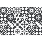 24 stickers carrelages azulejos ornements chic
