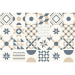 24 stickers carrelages azulejos ornements design