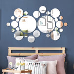 26 stickers miroirs ronds 26 stickers miroirs ronds