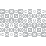 60 stickers carrelages azulejos nuance de gris atypiques