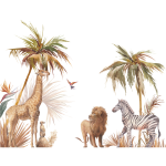 Papier peint panoramique prencoll jungle h 280 x l 360 cm