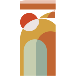 Papier peint pr - encoll fresque - arches du crpuscule - gant