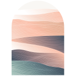 Papier peint prencoll - arche coucher de soleil gant