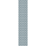 Papier peint préencollé scandinave baroque floral bleu gris h300 x l60 cm Papier peint préencollé scandinave baroque floral bleu gris h300 x l60 cm