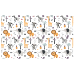 Revtement adhsif rouleau enfant animaux des les tropicales h60 x l100 cm